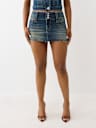 SADIE DENIM MINI SKIRT