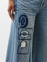JESSIE BIG T RIP REPAIR SUPER BAGGY JEAN