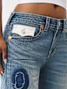 JESSIE BIG T RIP REPAIR SUPER BAGGY JEAN