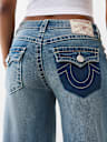 JESSIE BIG T RIP REPAIR SUPER BAGGY JEAN