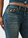 BECCA MID RISE BIG T  BOOTCUT JEAN