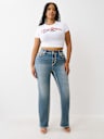 PLUS BILLIE ROPE STITCH STRAIGHT JEAN