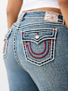 PLUS BILLIE ROPE STITCH STRAIGHT JEAN