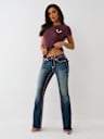 BECCA ROPE STITCH BOOTCUT JEAN