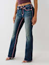 BECCA ROPE STITCH BOOTCUT JEAN
