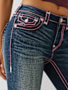BECCA ROPE STITCH BOOTCUT JEAN