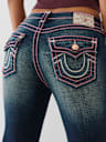 BECCA ROPE STITCH BOOTCUT JEAN