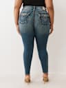 PLUS JENNIE MID RISE SUPER T CURVY SKINNY JEAN
