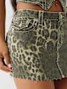 SADIE CAMO LEOPARD BIG T SKIRT