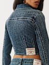 SNATCHED DENIM LONG SLEEVE SHIRT