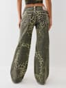 BOBBI LOW RISE CAMO BIG T BAGGY JEAN