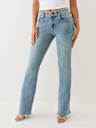 JEANS CORTE DE BOTA BECCA BIG T DE TIRO MEDIO