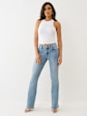 JEANS CORTE DE BOTA BECCA BIG T DE TIRO MEDIO