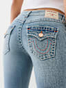 JEANS CORTE DE BOTA BECCA BIG T DE TIRO MEDIO