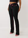 BILLIE MID RISE LUREX BIG T STRAIGHT JEAN