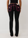 BILLIE MID RISE LUREX BIG T STRAIGHT JEAN
