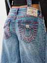 DENIM BAGGY BIG T OVERALL