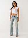 JOEY LOW RISE SUPER T FLARE JEAN