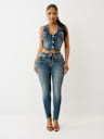 JENNIE SUPER T MID RISE CURVY SKINNY JEAN