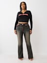 PLUS BECCA MID RISE SUPER T BOOTCUT JEAN