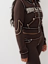 BIG T SHRUNKEN ZIP HOODIE