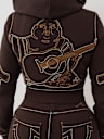 BIG T SHRUNKEN ZIP HOODIE
