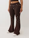 LOW RISE BIG T FLARED SWEATPANT