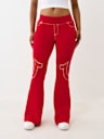 LOW RISE BIG T FLARED SWEATPANT
