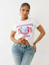 CAMISETA DE CUELLO REDONDO CON BUDDHA DE CRISTAL