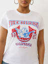 CAMISETA DE CUELLO REDONDO CON BUDDHA DE CRISTAL