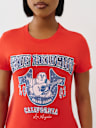CAMISETA DE CUELLO REDONDO CON BUDDHA DE CRISTAL