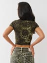 LEOPARD CRYSTAL BABY TEE