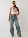 CRYSTAL TIGER CROPPED TANK