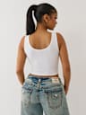 CRYSTAL TIGER CROPPED TANK