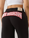 EMBROIDERED CINCHED SWEAT PANT