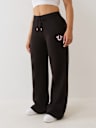 EMBROIDERED CINCHED SWEAT PANT