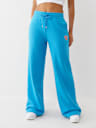 EMBROIDERED CINCHED SWEAT PANT