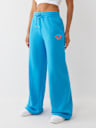 EMBROIDERED CINCHED SWEAT PANT