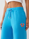 EMBROIDERED CINCHED SWEAT PANT