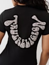 CRYSTAL HORSESHOE CREW TEE