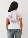 CRYSTAL HORSESHOE CREW TEE