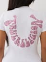 CRYSTAL HORSESHOE CREW TEE