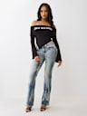 ASYMMETRIC OFF THE SHOULDER TOP