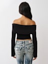 ASYMMETRIC OFF THE SHOULDER TOP