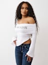 ASYMMETRIC OFF THE SHOULDER TOP