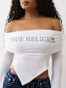 ASYMMETRIC OFF THE SHOULDER TOP