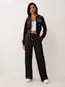 CRYSTAL HORSESHOE VELOUR SWEAT PANT
