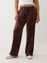 CRYSTAL HORSESHOE VELOUR SWEAT PANT