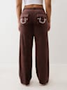 CRYSTAL HORSESHOE VELOUR SWEAT PANT