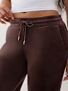 CRYSTAL HORSESHOE VELOUR SWEAT PANT